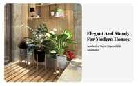 Floor-Standing Cross-Shaped Plant Riser Indoor & Outdoor Use Cross-Shaped Plant Base Elevated Display Pot Stand Multifunctional for Gardeners, Living Room, Balcony, elevatedice, Garden