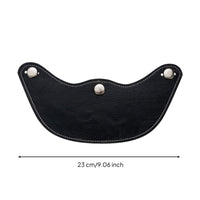 PU Brim with Fasteners Retro Helmet Brim Extended Helmet Visor for Motorcyclists Riders, Motorcycle Riding, Daily Commuting
