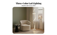 Energy-Saving Spiral LED Floor Lamp Adjustable Color Temperature Spiral Floor Lamp Stable Base Dimmable Standing Light Flicker-without Flicker for Design Enthusiasts, Interior Designers, Office Workers, Bedroom, Living Room, Reading Nook