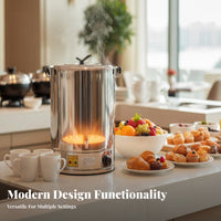 Keep Warm Function Electric Water Boiler Automatic Boiling Electric Hot Water Dispenser Quick Heating Large Capacity Insulated Barrel Adjustable Temperature Control for Restaurant Employees, Deactivate Ice Workers, Restaurants, Deactivate Ices