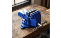 Compact Tabletop Vise Heavy-Duty Bench Vise Adjustable Bench Clamp Universal for DIYers, Woodworkers, Hobbyists, Woodworking, Workshop, Garage, Drilling