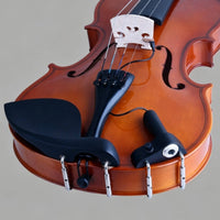 Circular Opening Clamp-on Violin Pickup Silver Hardware Wood Contact Violin Pickup