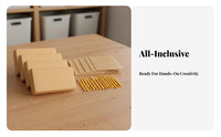 No-Bake Modeling Clay Kit DIY Pottery Tool Set Crack Resistant