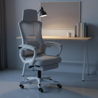 Ergonomic Office Chair Support Reclining Computer Chair with Footrest for Students, Streamers, Dorm Room