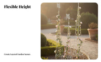 3 Pieces Fairy Plant Climbing Support Decorative Design Flying Creature Climber Enclosure Climbing Plant Frame Weather-Resistant