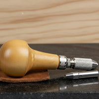 Alloy Chuck Hand Twist Drill Precision Made Manual Hand Drill Wood Handle Pin Vise for Hobbyists