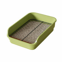 High Sided Indoor Dog Potty Mesh Grate Dog Potty Pan Easy to Pet Hygiene Supplies Anti-Splash for Large Dogs