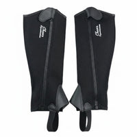 Synthetic Leather Half Leg Guards Horse Riding Leg Guards Tear-Resistant Sports Guarding Equipment for People