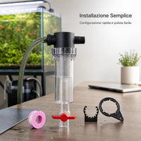 Aquarium Pre-Filter Fish Tank Feces Separator Pipe Sewage Filter Large Capacity for Fish Farming