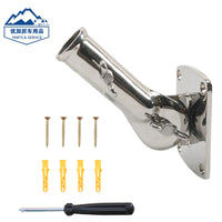 316 Stainless Steel 180-Degree Rotating Flagpole Base for Yachts and RVs