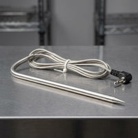 Braided Cable Grill Meat Sensor Right-Angled Plug Replacement Sensor 280°C Range Cooking Accessory Heat-Resistant