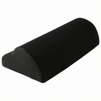 Footrest Cushion Padded Contoured Footrest Cushion Ergonomic Leg Support Pillow Rounded Top Multi-Purpose Use for Office, Travel