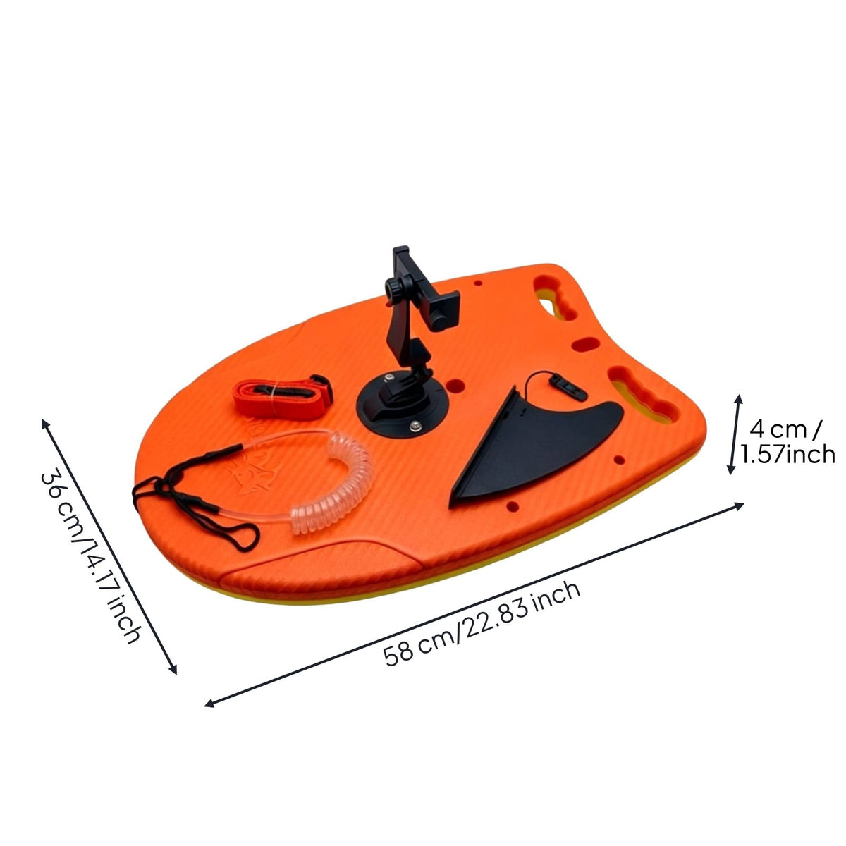 Swimming Follow Floating Board Wave Resistant Action Camera Swimming Mount Quick Release Buoyant Video Filming Base for Vloggers, Outdoor