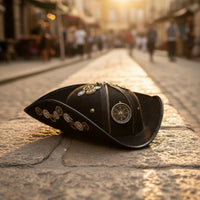 Steampunk Pirate Hat Black Classic for Cosplay, Theater