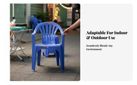 Thickened Design Stackable Monobloc Chair No Assembly Required externaldoor Furniture Easy to Clean Patio Seating Long-lasting for Restaurant Owners, Event Organizers, Homeowners, Night Market, Food Stall, Beach, Garden
