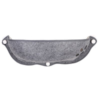 Semi-Circular Suction Cup Cat Hammock for Window, Thickened Sunbathing Perch with Mat