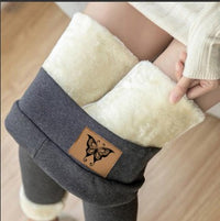 Women's Fleece Lined Thermal Leggings High Waist Slim Fit Winter Warm Pants