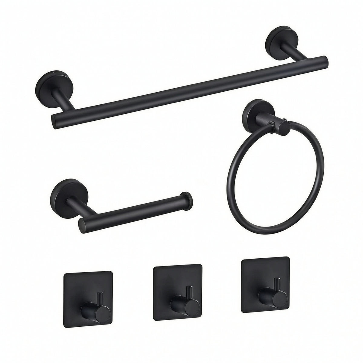 6 Pieces Bathroom Accessory Set Rust-Resistant Bathroom Hardware Set