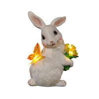 Solar Hare Statue Automatic On/deactivate Hare Garden Lamp Hare Garden Lamp Weather Resistant Outdoor Decoration for Gardeners