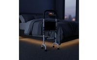 Adjustable Get up Assist Frame Sturdy Bedside Stand Assist Rail Freestanding Bed Safety Handle Long-Lasting Carbon Steel Grab