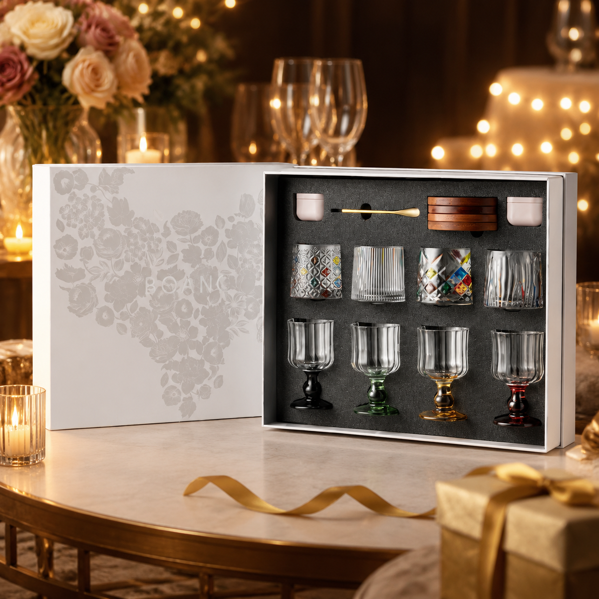 gift set of glassware