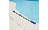 Telescoping Swimming Pool Cleaning Pole Anti-Slip Aluminum Pool Pole with Plastic Grip Ribbed Rust Proof for Spas