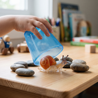 Realistic Snail Model for Garden Decor and Educational Play