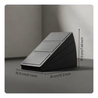 3 Pieces Calf Stretcher Slant Board Adjustable Angles Squat Wedge Block Portable Squat Wedge for Weightlifters, Runners
