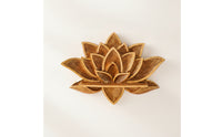 Lotus Flower Wall Shelf Gold Lotus Flower Shelf Floating for Bedroom