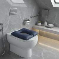 Elderly Care Seat Cushion Water Resistant Padded Commode Cushion Easy to Clean Waterproof Toilet Seat Pad for Bedridden Patients People