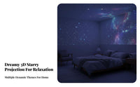 Adjustable Brightness Galaxy Light Display with Bluetooth Speaker Timer Function Dynamic Star Light Display Controller Control for Children