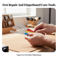 3 Pieces Extended Handle Guitar Fretboard Guard Set Rust-Proof Fingerboard Protector Shims Portable for Luthiers, Guitarists, Music Workshop