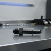 Modern EFI Fuel Line Adapter Black Anodized Fuel Line Adapter with Hex Section Machined Fitting Compact for Mechanics