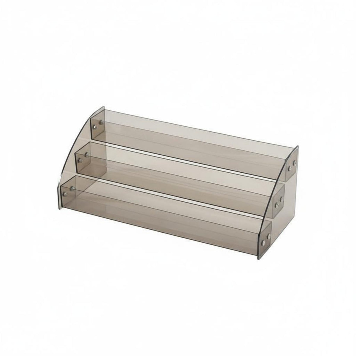 Multi-Level Display Rack Space-Saving Tiered Collectible Stand Easy Assembly