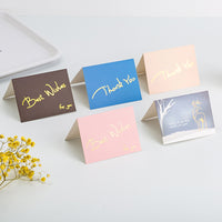 Creative Marble Pattern Blessing Card Thank You Postcard Valentine's Day Greeting Card Small Card Wholesale