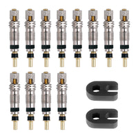 Tubeless French Presta Valve Core Replacement Kit with Wrench Tool