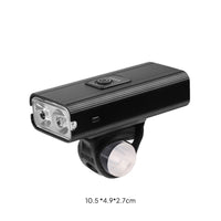 Bike Front Light Rechargeable Cycle Light with Bracket Cycle Headlight Holder Type-C Sturdy for Cyclists, Night Riding