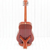 Guitar Stand Triangular Guitar Stand with Wood Grain Space Saving for Bass Instrumentalists, Home Storage, Studio