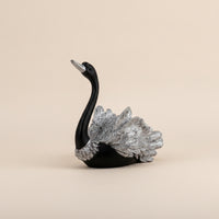 Swan Storage Ornament Decorative Swan Statue with Tray Carved for Entryway, Living Room