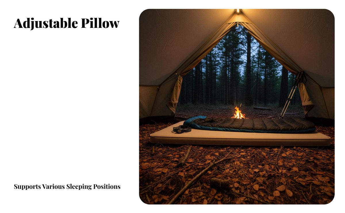 Inflatable Camping mattress distinctive Cheese Pattern automaticInflating Camping Mat Thick Cushioning Air Mattress for Campers, Hikers, Hiking, Backpacking, outdooring