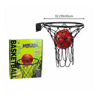Wall-Mounted Basketball Hoop Wall-Attached Basketball Hoop Sturdy Athletic Gear for Kids, Bedroom