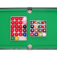 25mm 32mm 38mm 44mm Mini Pool Balls Set for Kids, Small Billiard Balls Toy, Black 8 Included