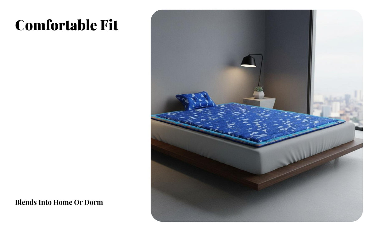 Waterproof Water-Filled Cooling Mattress No Electricity Needed Water Cooled Mattress Easy to Fill Ice Cooling Bed Pad Reusable for Students, Babies, Dorm Room, Sofa, Chair