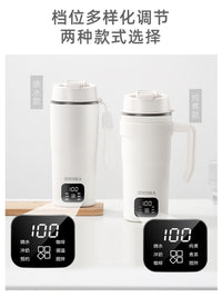 日本SDRNKA便携式烧水杯旅行电热水壶保温热水杯全自动搅拌咖啡杯