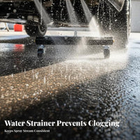 Low-Profile Design High Pressure Underbody Cleaner Powerful Clean Pressure Washer Under Car Cleaner Wide Spray for Workshop, Driveway, Patio