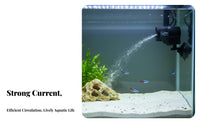 Double Head Water Circulator Silent Fish Tank Circulation Pump High Power Submersible Water Pump for Saltwater Aquarists