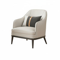 Modern Design Single-Seater Club Chair Versatile Design Armchair Soft Cushioning Seating Furniture Sleek Lines for Interior Designers, Business Owners, Hotel Lobby, Reception Area, Office, Lounge