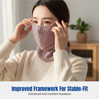 Winter Warm Face Cover Thickened, Adult, Dustproof, Breathable, Reusable, Cycling Outdoor