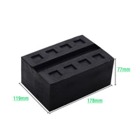 Scissor Lift Pad Non-Slip Surface Lift Cushion Wear Resistant Vehicle Support for Auto Repair Shop