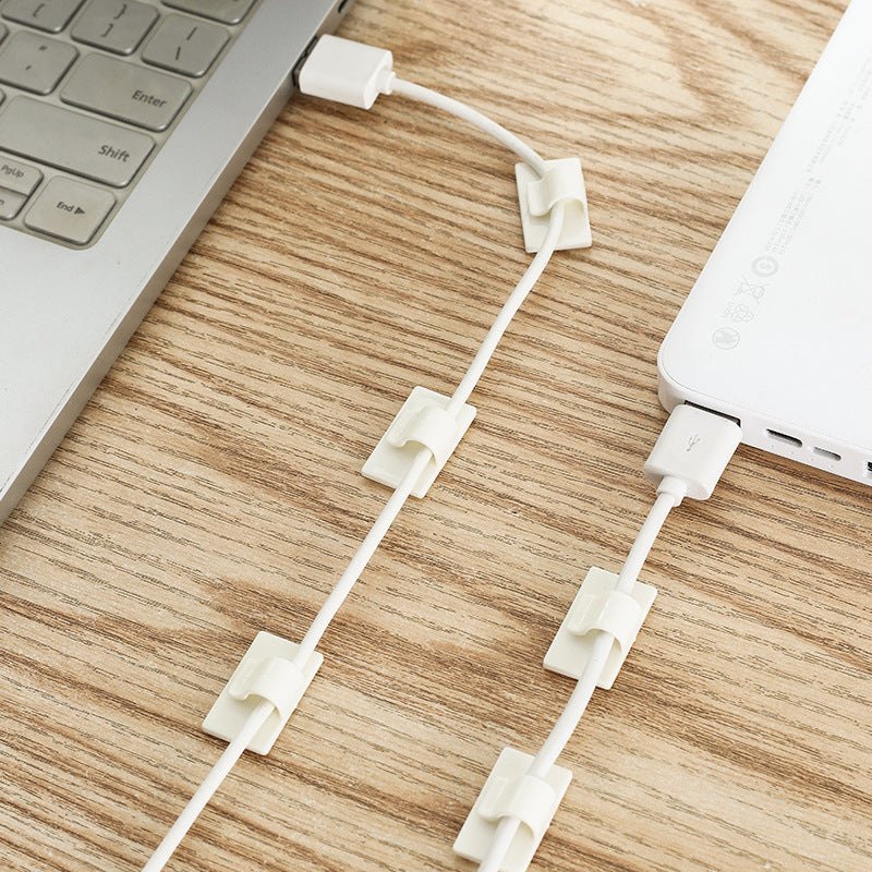 KM.564 Adhesive Cable Clips for Wall Mounting - 8 Pack
